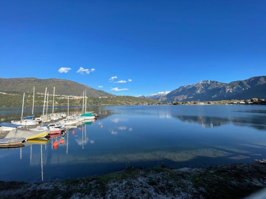 Fronte LagoResidencegarden, Moderno Appartamento Calceranica al Lago Exterior foto